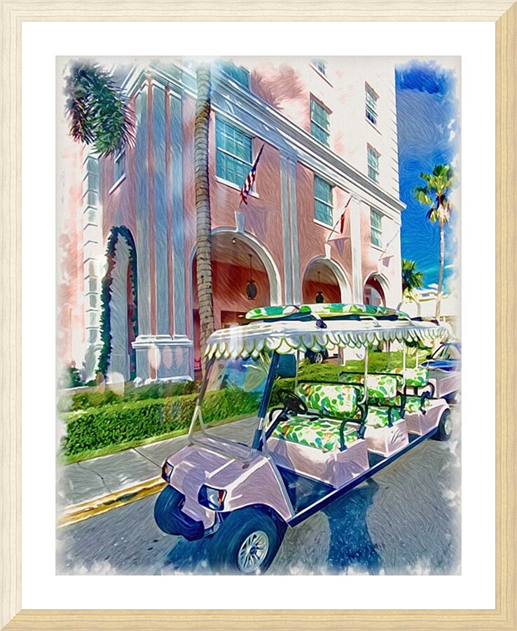 The Colony Carts Picture Frame print