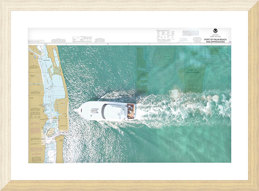 North Palm Beach Picture Frame print