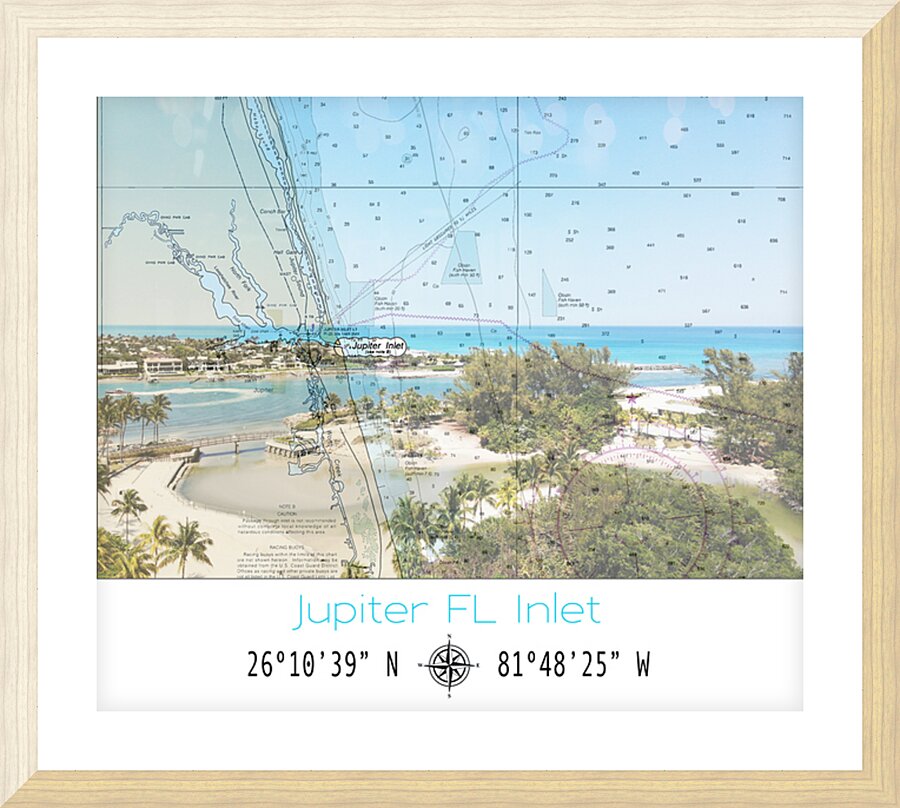 Jup Inlet Picture Frame print