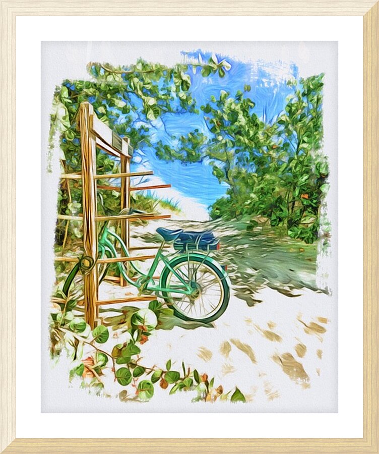 Beach Access 69 Picture Frame print