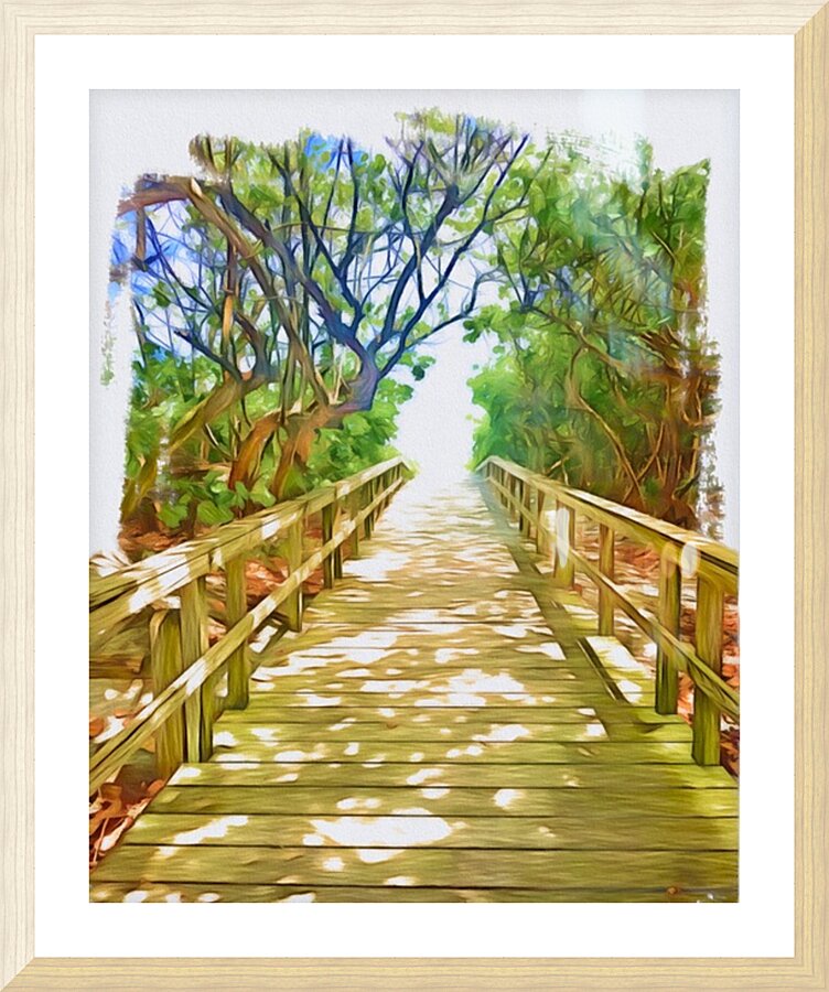 Beach Access 67 Picture Frame print