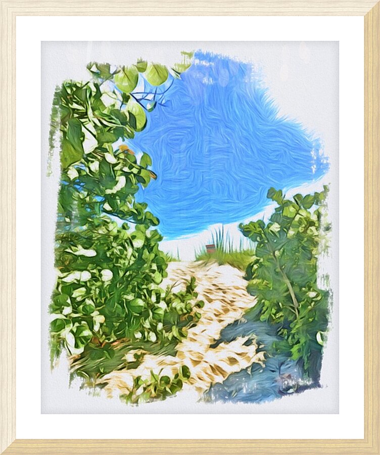 Beach Access  71 Picture Frame print