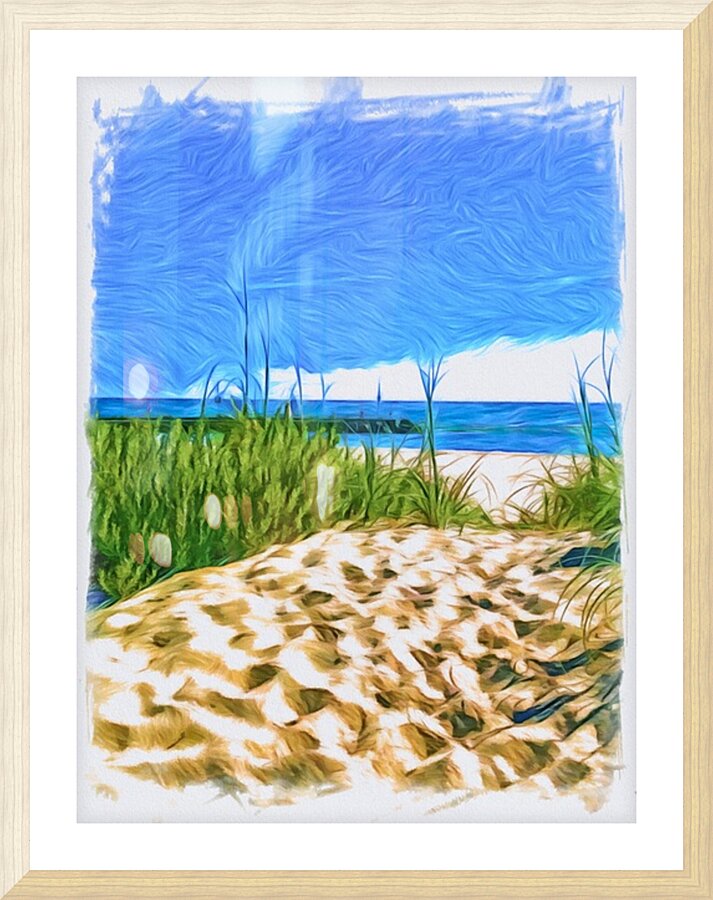 Jupiter Inlet Jetty Picture Frame print
