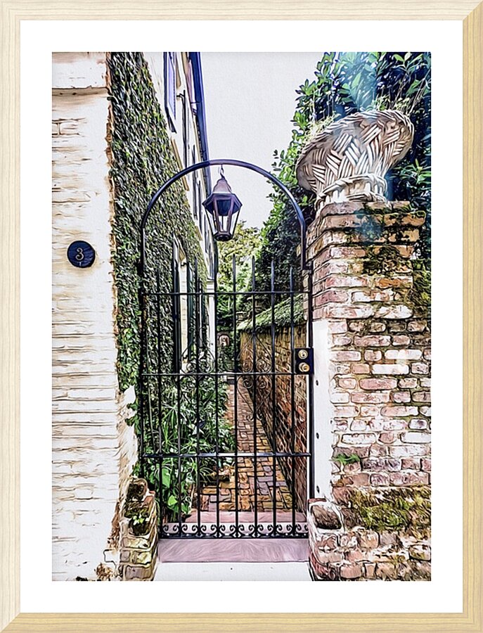 Charleston 07 Picture Frame print