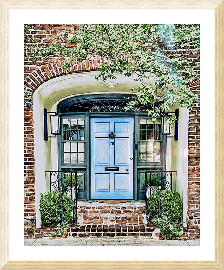 Charleston 30 Picture Frame print