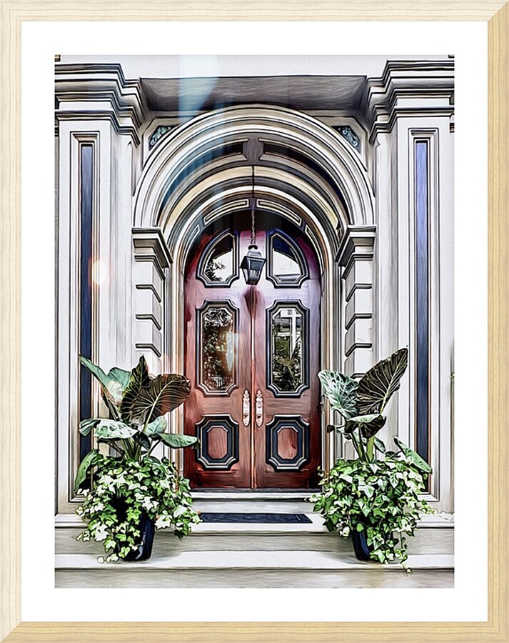 Charleston 18 Picture Frame print