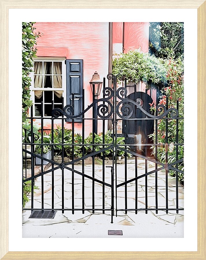 Charleston 37 Picture Frame print