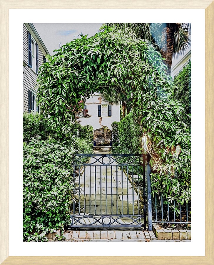 Charleston 53 Picture Frame print