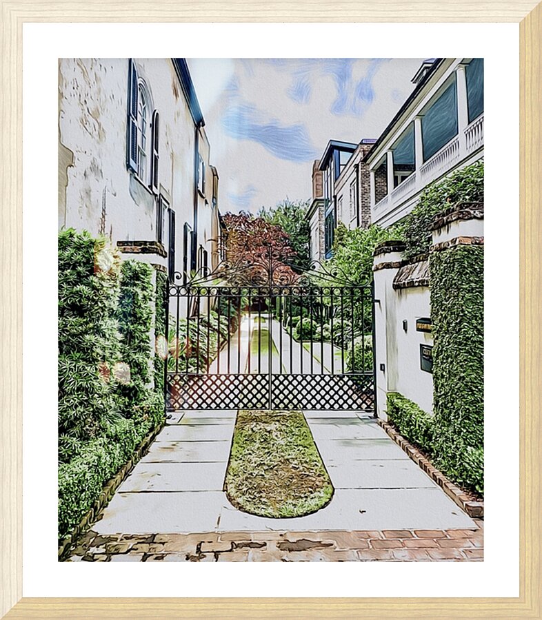 Charleston 47 Picture Frame print