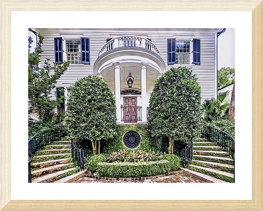 Charleston 34 Picture Frame print