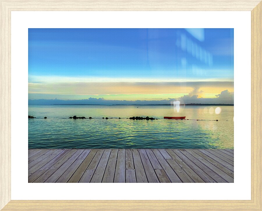 Kayak Picture Frame print