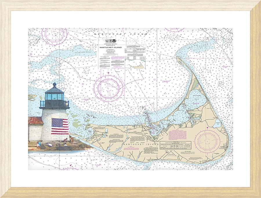 Nantucket CC B Picture Frame print
