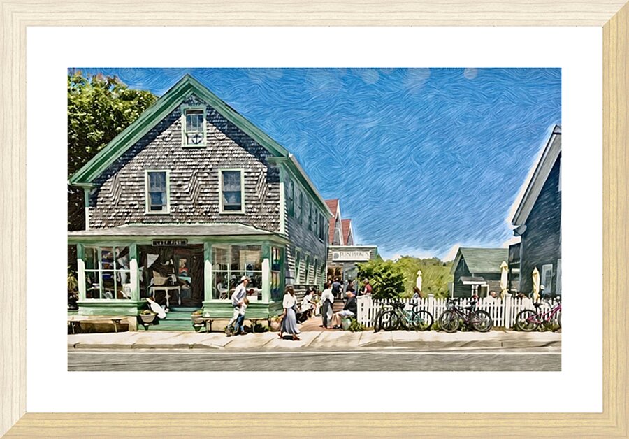 Street Front Picture Frame print