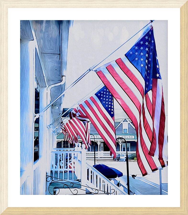 Flags Picture Frame print