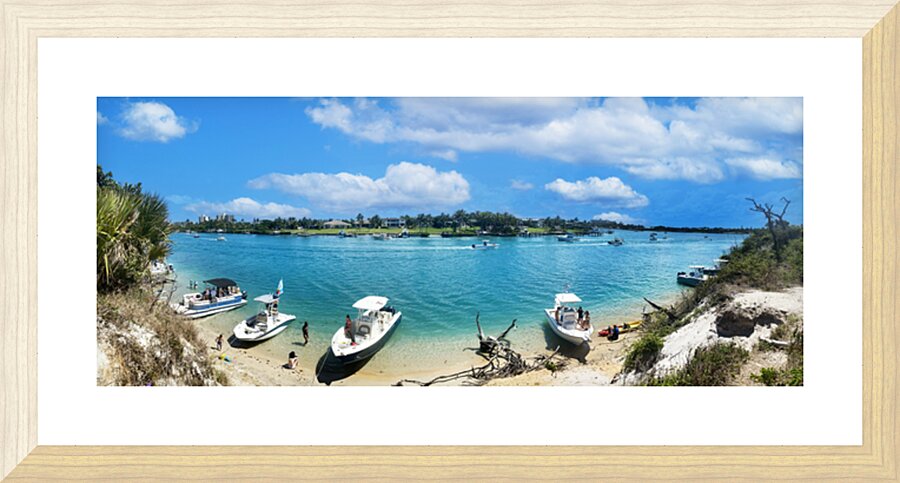 Boat Day Picture Frame print