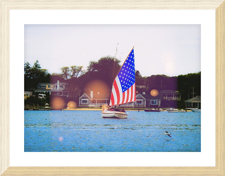 Edgartown Harbor Picture Frame print