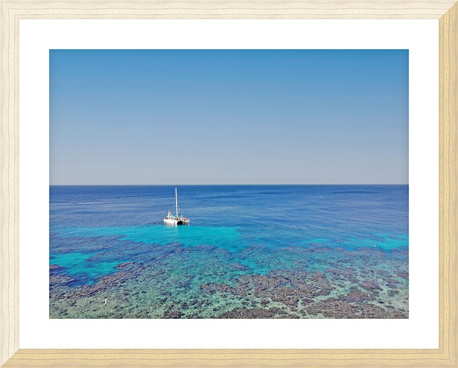 Roatan West End Picture Frame print