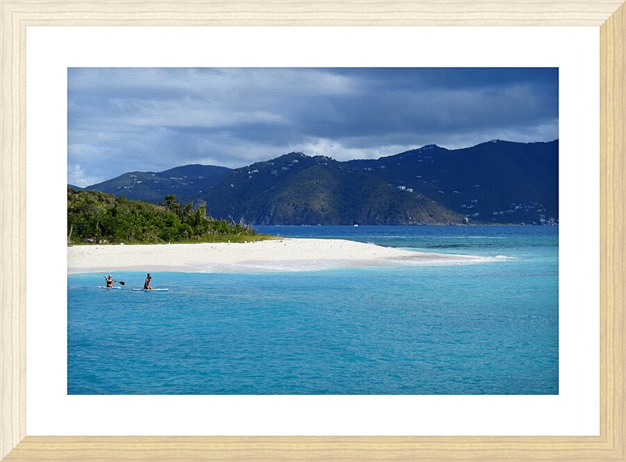 SandyCay1 Picture Frame print