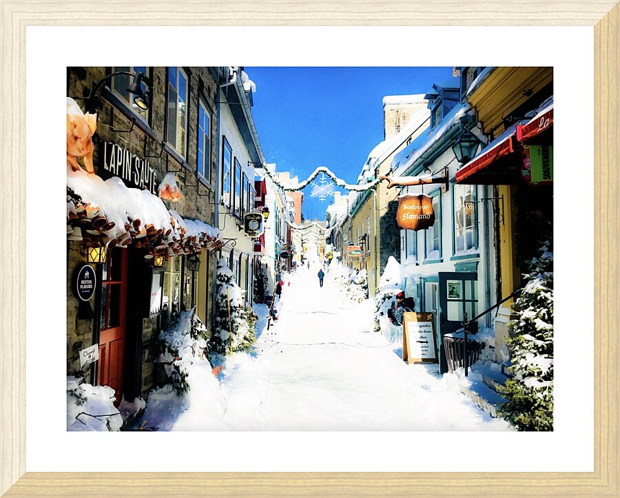 Old Quebec I Picture Frame print