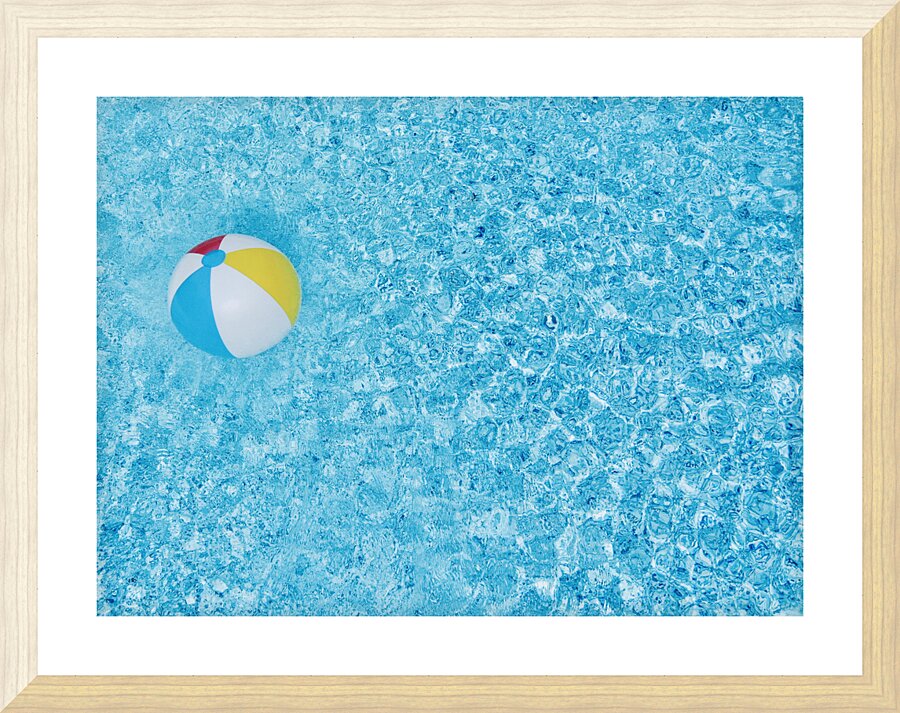 Poolside Picture Frame print