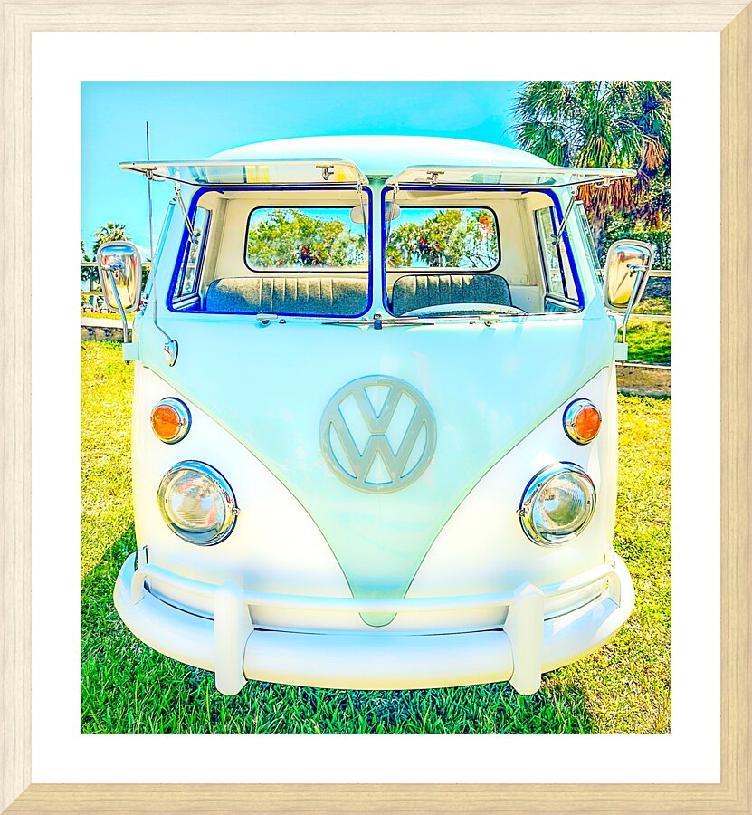 VW Bug Picture Frame print
