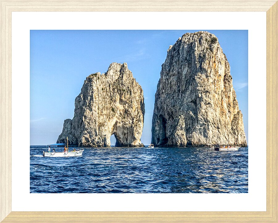 Capri Italy Picture Frame print