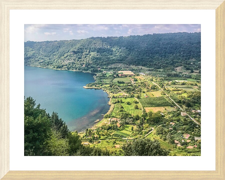 Lake Nemi Picture Frame print