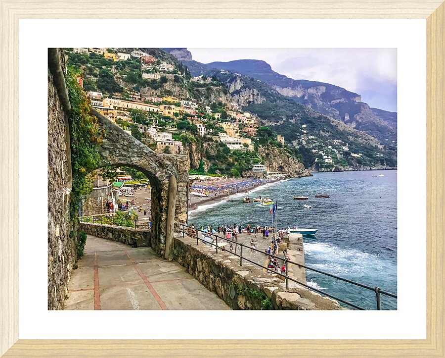 Positano V Picture Frame print