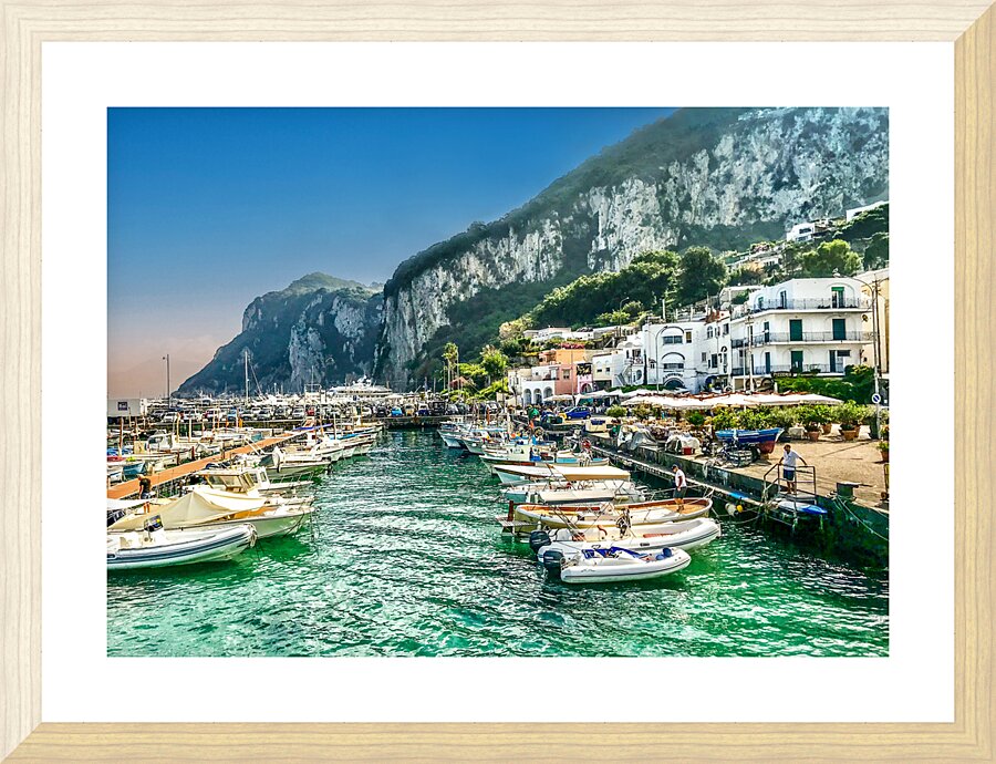 Capri Italy Picture Frame print