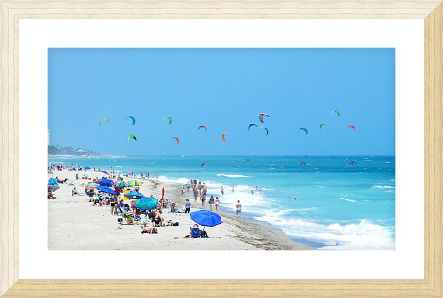 Kites in Flight Picture Frame print