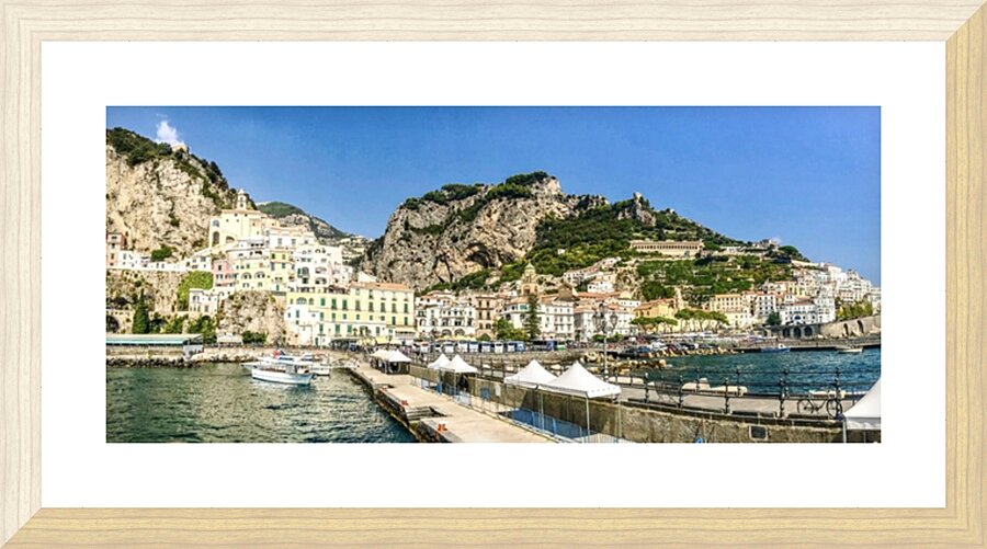 Amalfi Landscape Picture Frame print