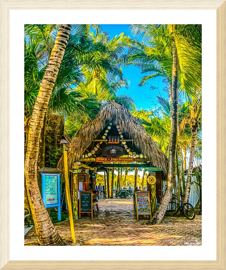 SqGrouperTiki Picture Frame print