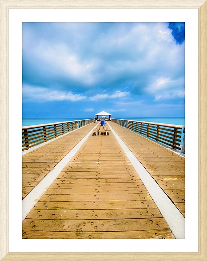 Pier V Picture Frame print