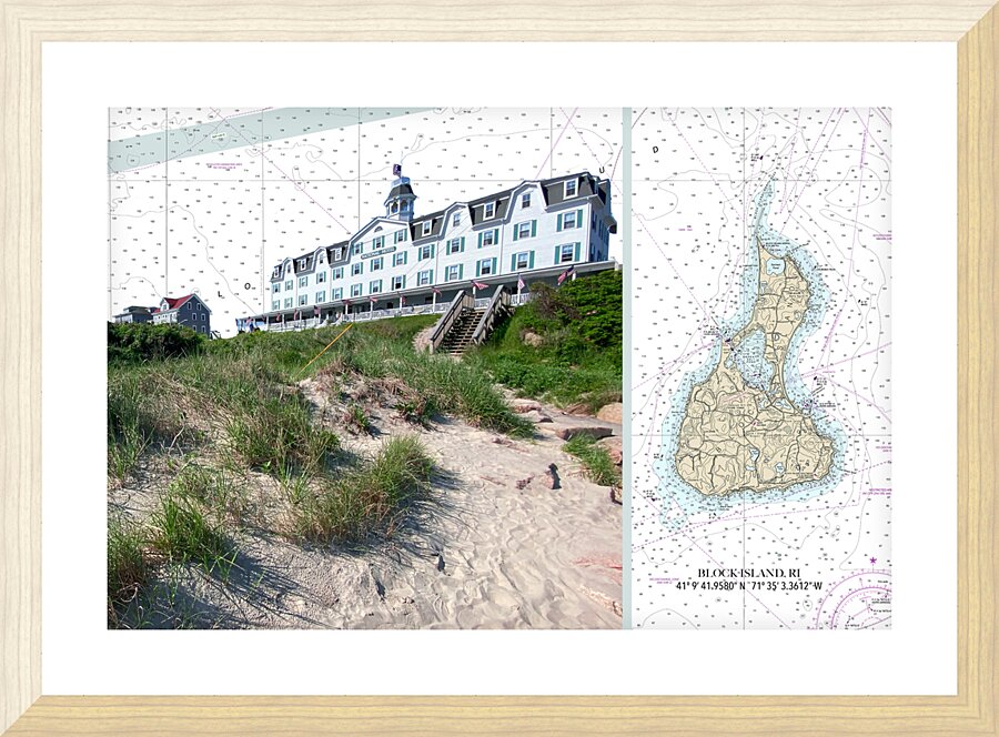 National Hotel Picture Frame print