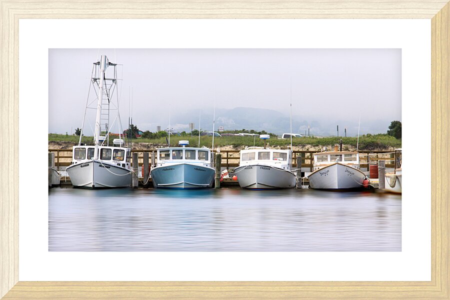 ScallopBoats Picture Frame print