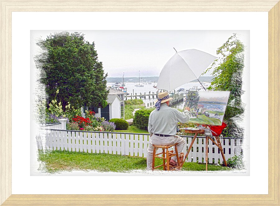 Painter Edgartown MA Picture Frame print