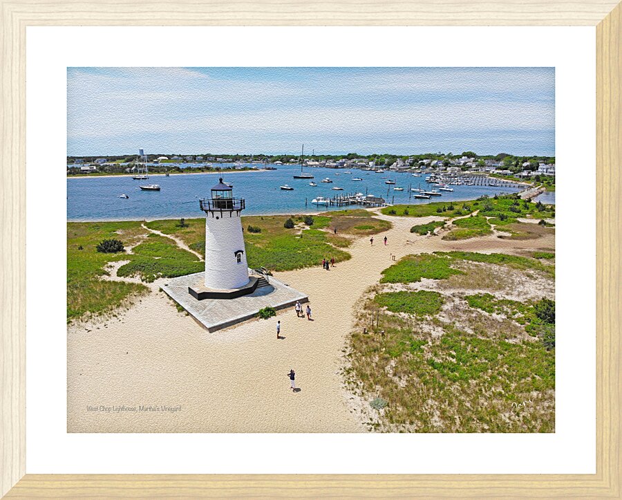 WestChopLIghtMV Picture Frame print