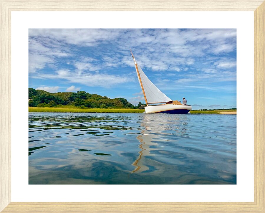 Sail Reflection Picture Frame print