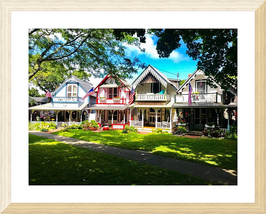 Ginger Bread Houses Picture Frame print