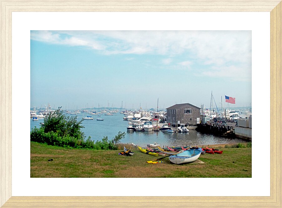 New Harbor BI Picture Frame print