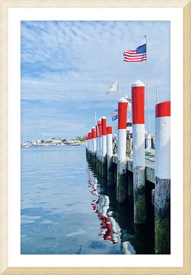 Paynes Dock Picture Frame print