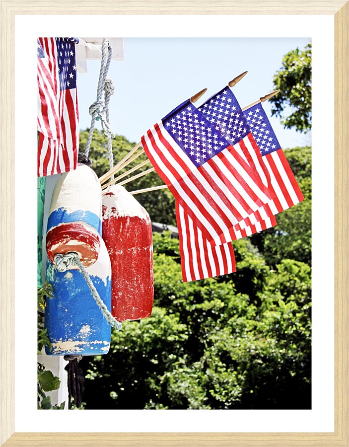 Flags  Bouys Picture Frame print