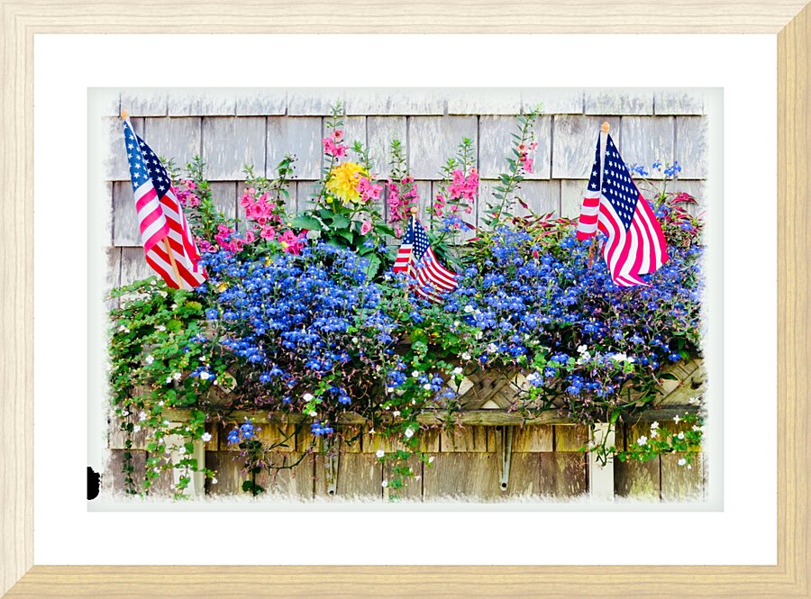 Flower Box Picture Frame print