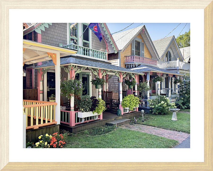 Ginger Bread Houses Picture Frame print
