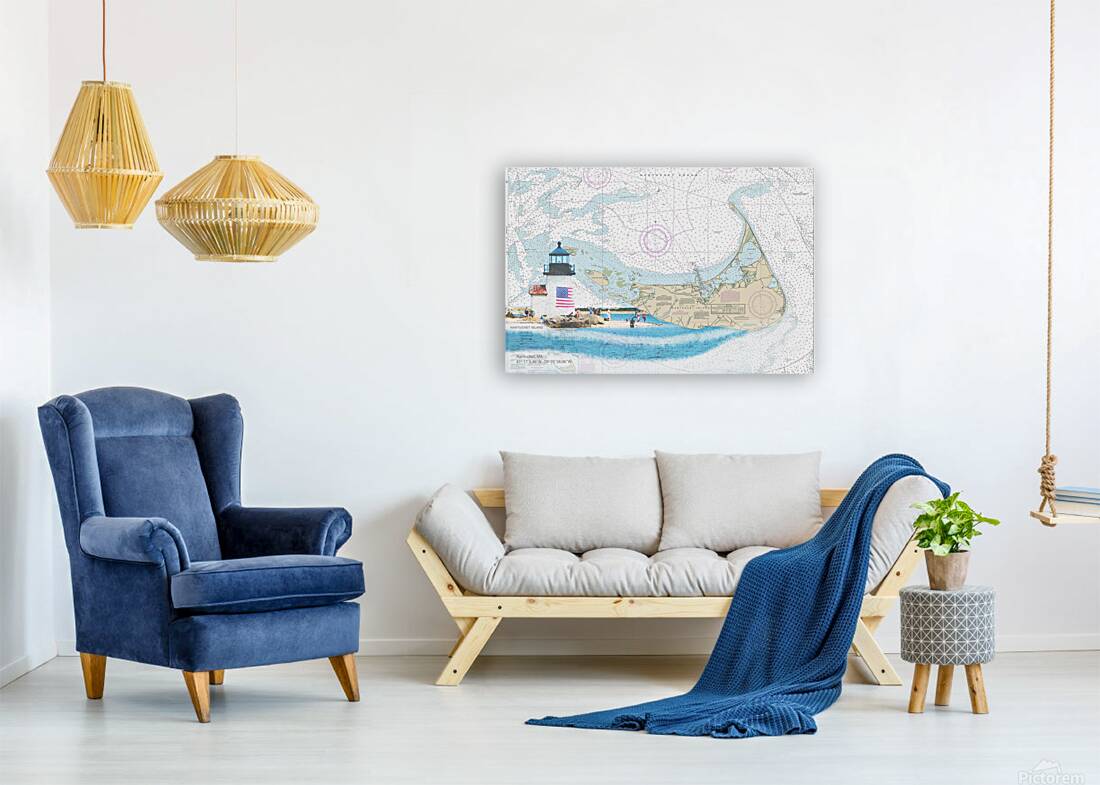 Nantucket Coastal Chart Reproduction