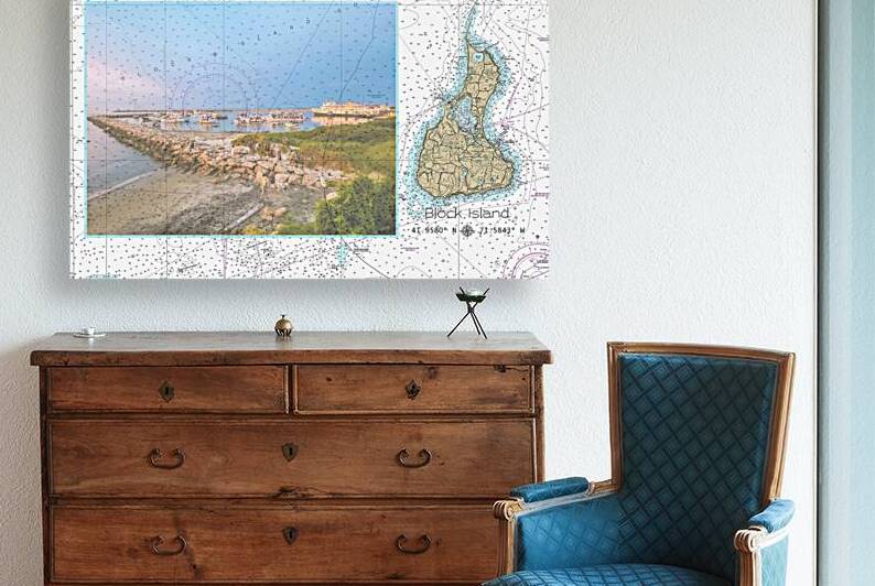 Block Island Harbor by JANIce