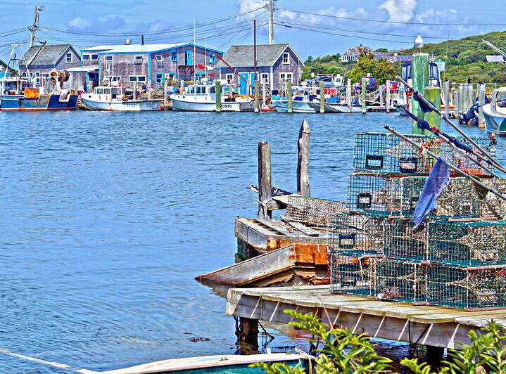 Menemsha Harbor by JANIce