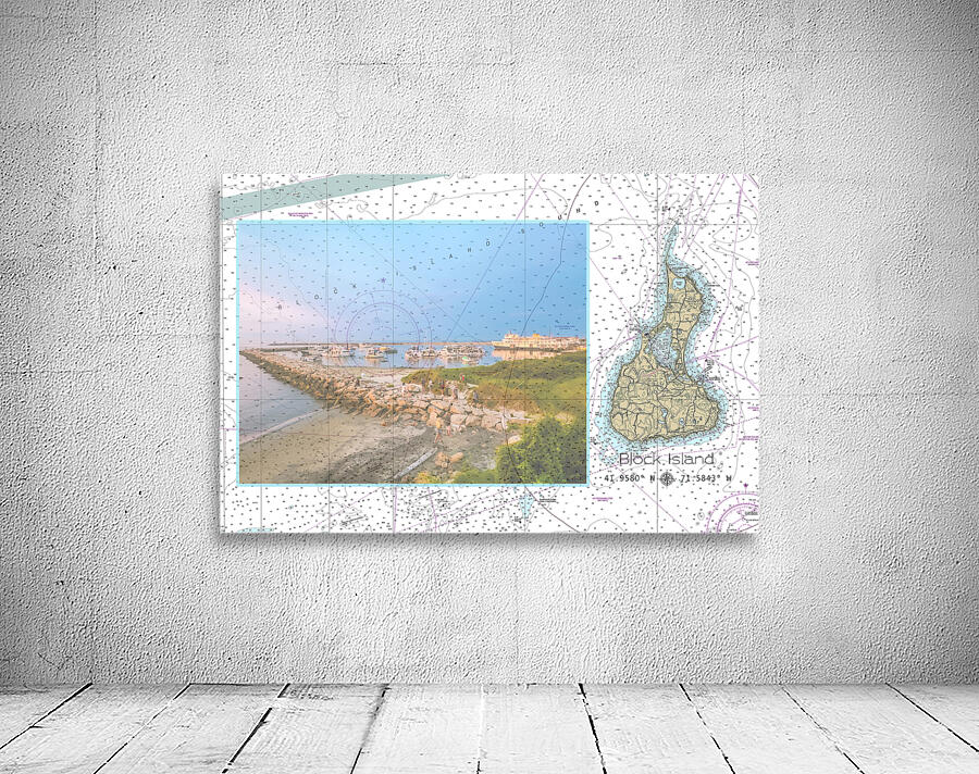 Block Island Harbor Wall Preview