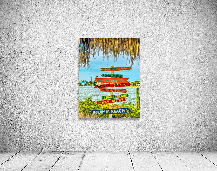 Kokomos Sunset Hut Wall Preview