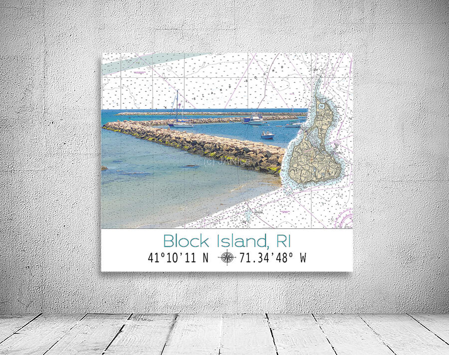 Block Island Jetty Wall Preview
